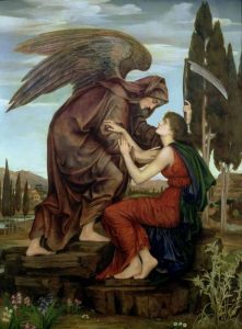 "L'angelo della morte" - 1881 - Evelyn de Morgan