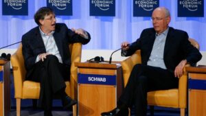 Bill Gates e Klaus Schwab al World Economic Forum