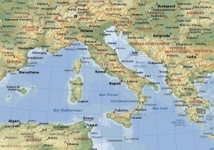 cartina geografica dellitalia